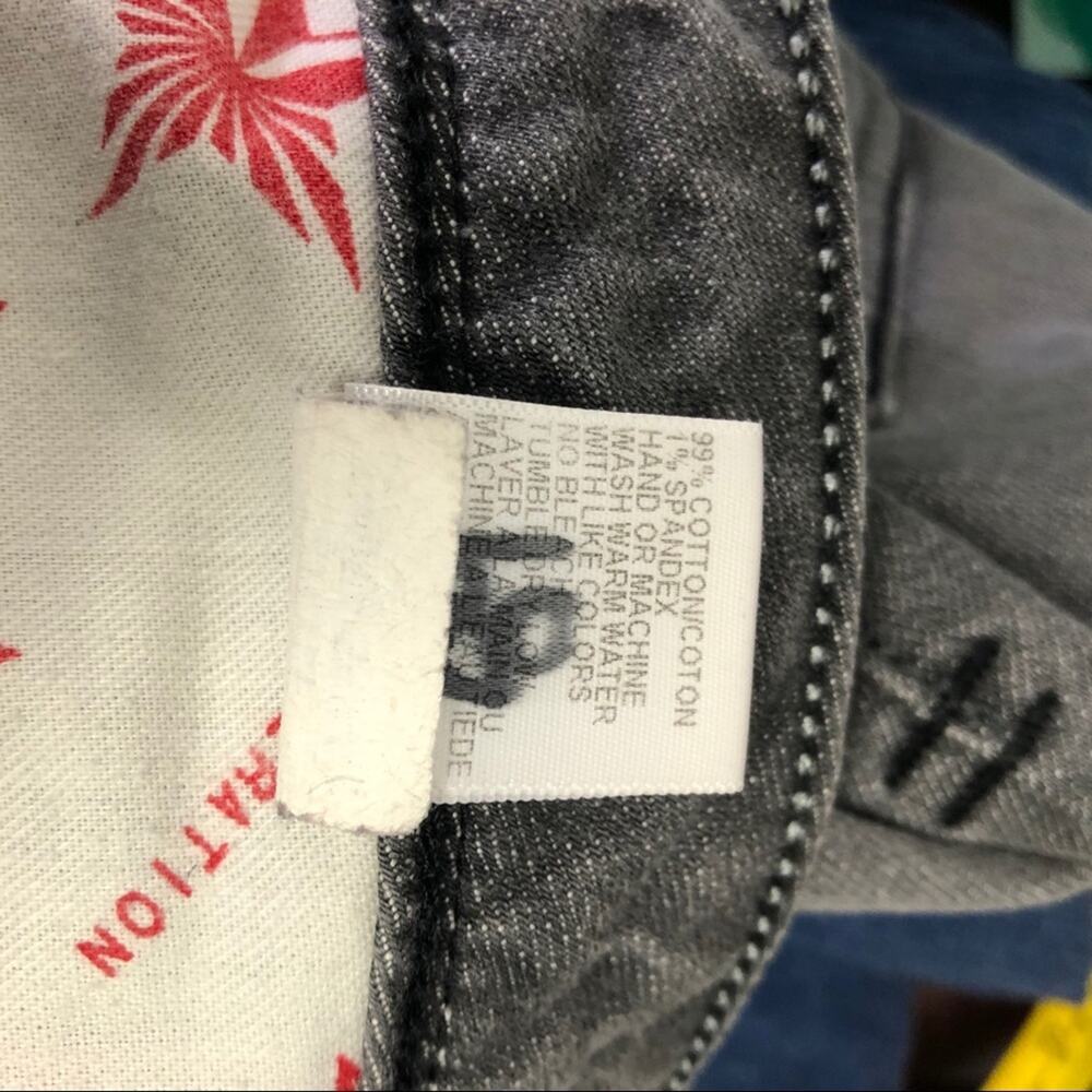People’s liberation gray straight leg jeans - Picture 6 of 9